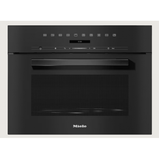 MIELE M 7244 TC Εντοιχιζόμενος Φούρνος Μικροκυμάτων 46lt Μαύρος obsidian